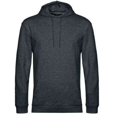 PS2102084331 BNC. Толстовка с капюшоном унисекс Hoodie, серый меланж (антрацит)