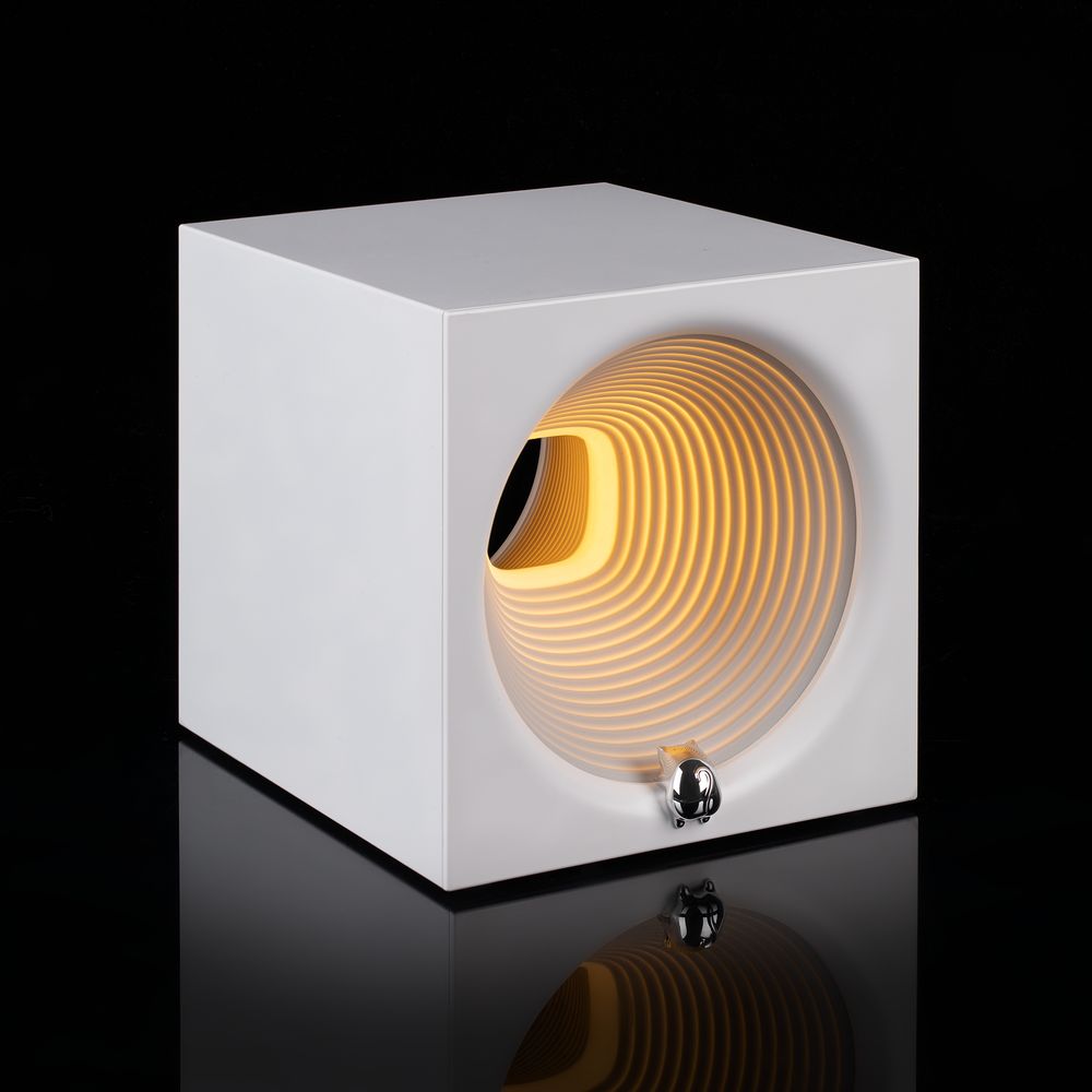 PS171025388 Molti. Bluetooth-колонка с подсветкой Volumetric, белая