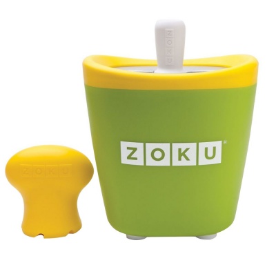 PS2102088814 Zoku. Набор для приготовления мороженого Single Quick Pop Maker, зеленый