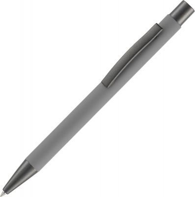 PS2408261498 Open. Ручка шариковая Atento Soft Touch, серая