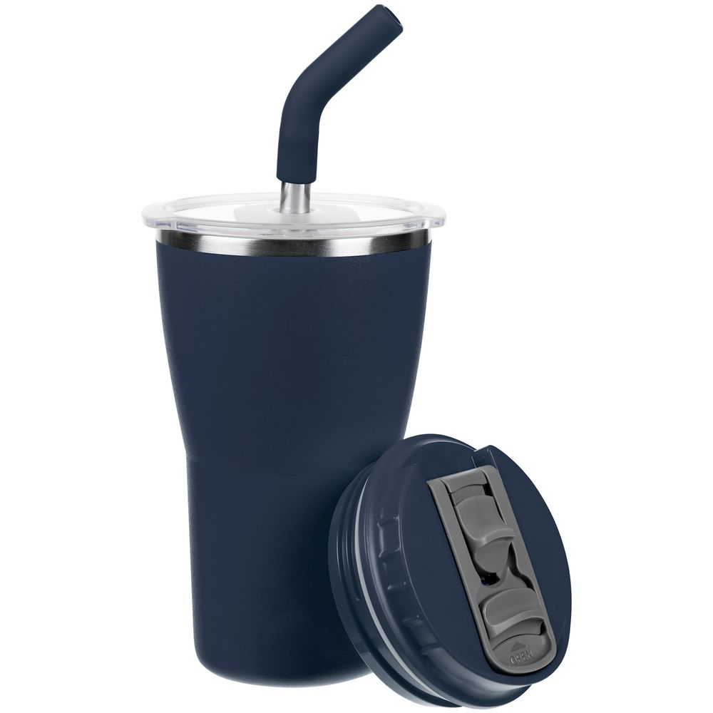 PS171025841 Ideus. Термостакан Sapporo без логотипа, темно-синий