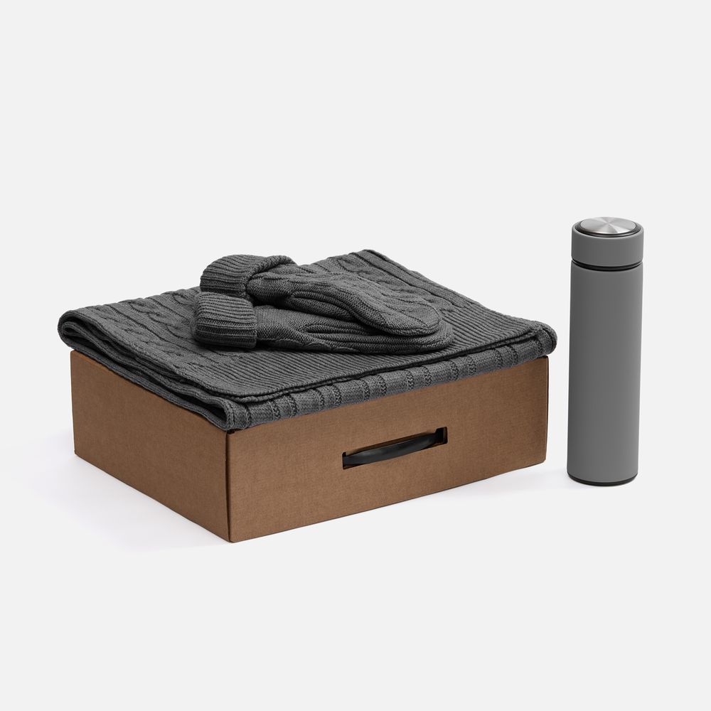 PS1710255490 Набор Wintrish, серый меланж