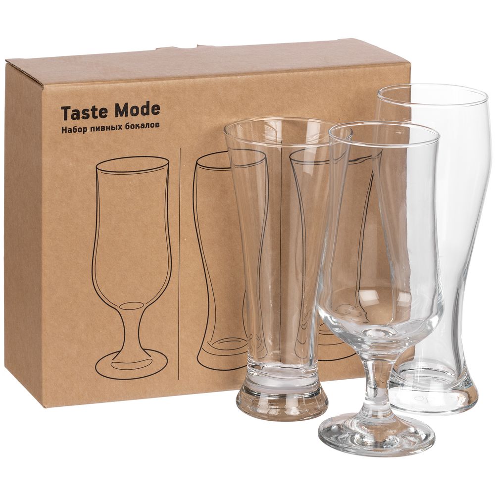 PS2408234124 Pasabahce. Набор пивных бокалов Taste Mode