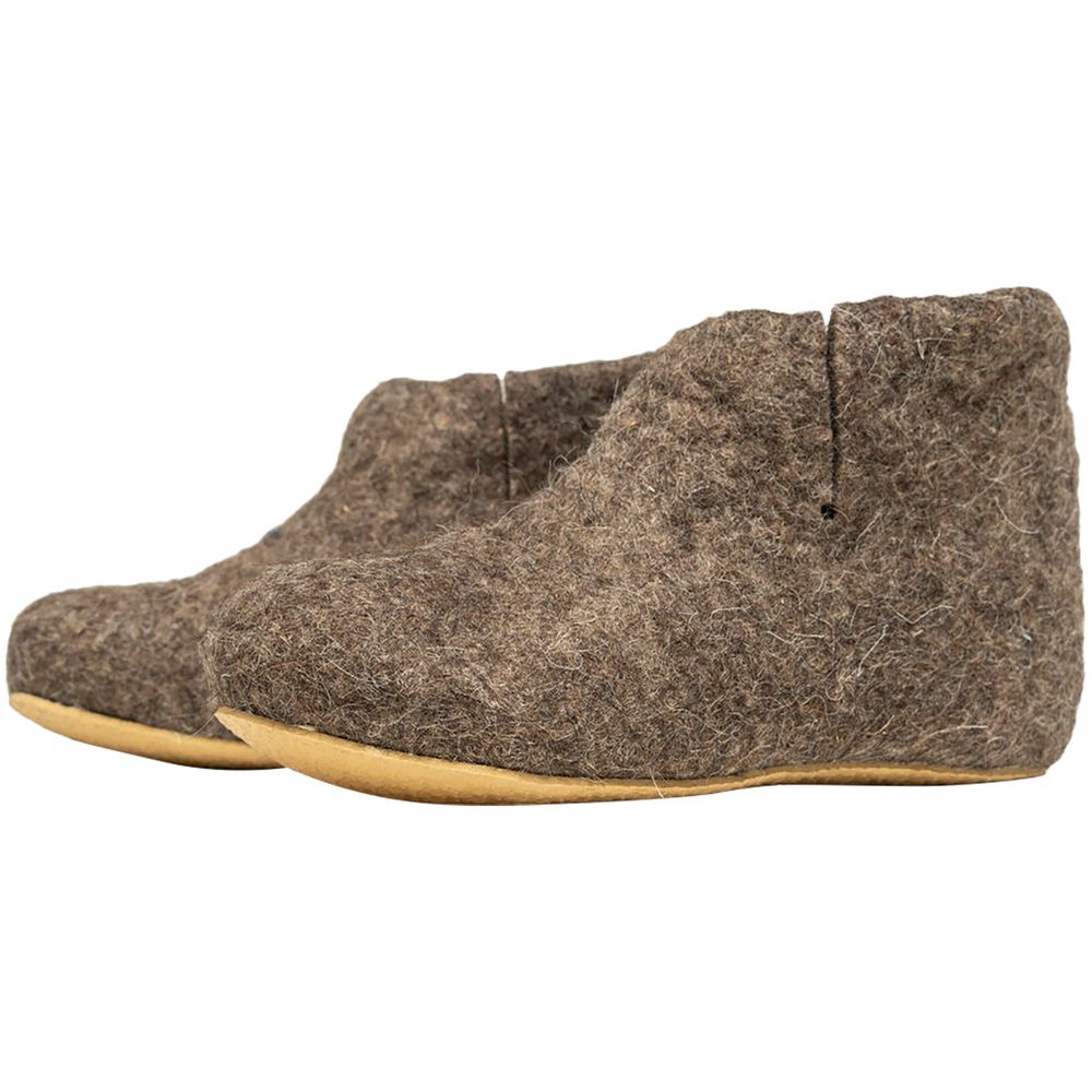 PS1710252600 Snegi. Домашние валенки Wild, серо-коричневые (натуральные)