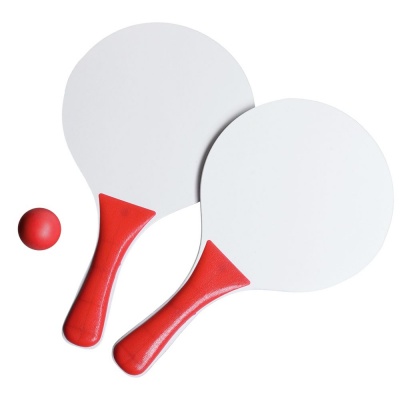 PS1701022783 Makito. Набор для игры в пляжный теннис Cupsol, красный с белым