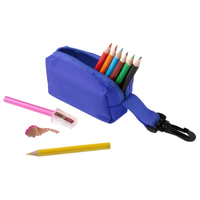 PS1701022732 Makito. Набор Hobby с цветными карандашами и точилкой, синий