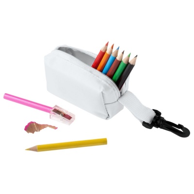 PS1701022730 Makito. Набор Hobby с цветными карандашами и точилкой, белый