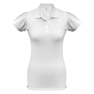PS183070898 BNC. Рубашка поло женская Heavymill белая, размер S