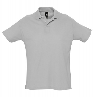 PS14TX-GRY7 Sol&#39;s. Рубашка поло мужская SUMMER 170, серый меланж