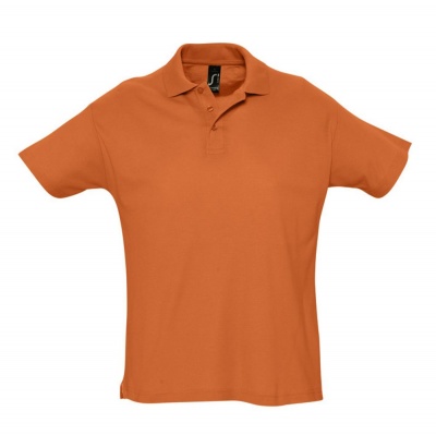 PS14TX-ORG15 Sol&#39;s. Рубашка поло мужская SUMMER 170, оранжевая