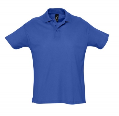 PS1TX-BLU3 Sol&#39;s. Рубашка поло мужская SUMMER 170, ярко-синяя (royal)