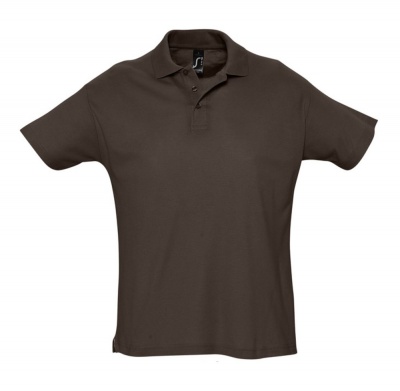 PS14TX-BRN13 Sol&#39;s. Рубашка поло мужская SUMMER 170, темно-коричневая (шоколад)