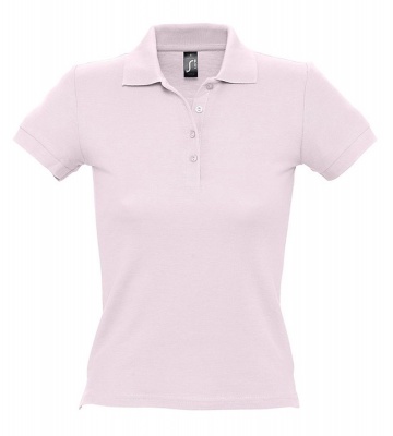 PS14TX-WHT20XXL Sol&#39;s. Рубашка поло женская PEOPLE 210 нежно-розовая, размер XXL