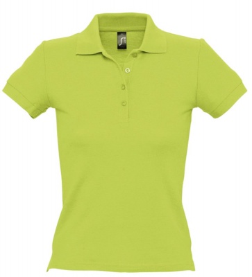 PS15TX-GRN7 Sol&#39;s. Рубашка поло женская PEOPLE 210, зеленое яблоко