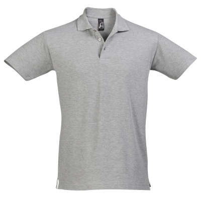 PS15TX-GRY1 Sol&#39;s. Рубашка поло мужская SPRING 210, серый меланж
