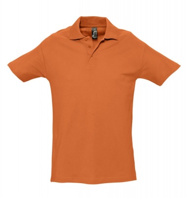 PS14TX-ORG9 Sol&#39;s. Рубашка поло мужская SPRING 210, оранжевая