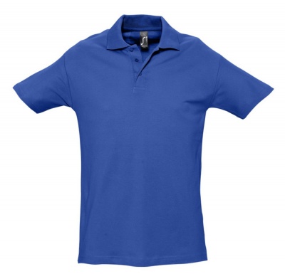 PS1TX-BLU70 Sol&#39;s. Рубашка поло мужская SPRING 210, ярко-синяя (royal)