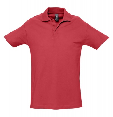 PS14TX-RED47 Sol&#39;s. Рубашка поло мужская SPRING 210, красная