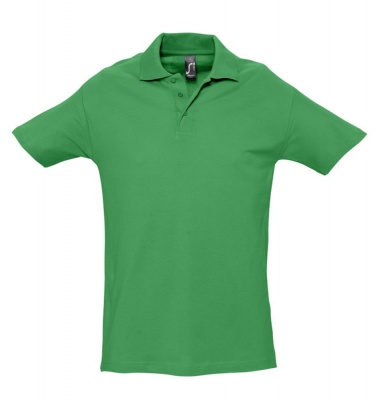 PS14TX-GRN16 Sol&#39;s. Рубашка поло мужская SPRING 210, ярко-зеленая