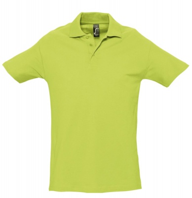 PS15TX-GRN12 Sol&#39;s. Рубашка поло мужская SPRING 210, зеленое яблоко