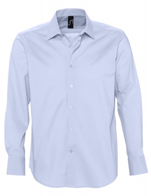 PS10TX-LBL1XL Sol&#39;s. Рубашка мужская с длинным рукавом BRIGHTON голубая, размер XL