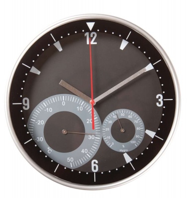 PSW-BLK1C Часы настенные Rule с термометром и гигрометром