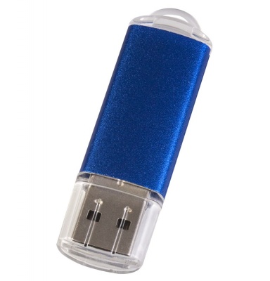 PS1U-BLU5 Флешка Simple, синяя, 8 Гб