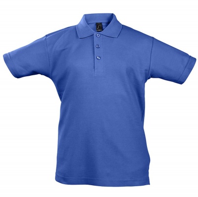 PS1TX-BLU23K11 Sol&#39;s. Рубашка поло детская Summer II Kids, ярко-синяя, на рост 130-140 см