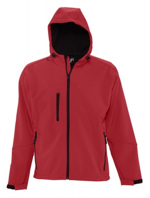 PS5TX-RED38 Sol&#39;s. Куртка мужская с капюшоном Replay Men 340, красная