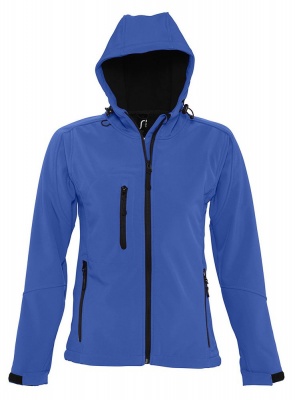 PS5TX-BLU38 Sol&#39;s. Куртка женская с капюшоном Replay Women, ярко-синяя