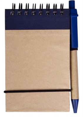 PS15095450 Блокнот на кольцах Eco Note с ручкой, синий