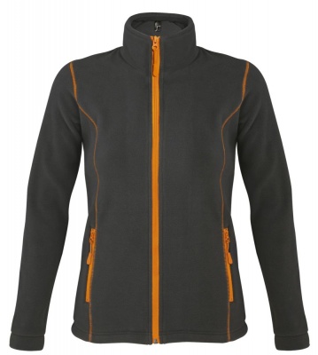 PS1701021714 Sol&#39;s. Куртка женская NOVA WOMEN 200 темно-серая с оранжевым, размер XXL