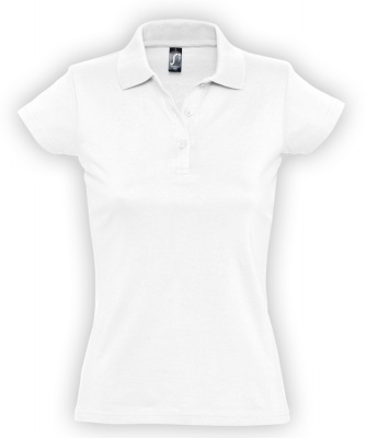 PS14TX-WHT33L Sol&#39;s. Рубашка поло женская Prescott women 170 белая, размер L