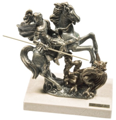 PSART-BRN1 Anglada. Скульптура &laquo;Георгий Победоносец&raquo;, малая