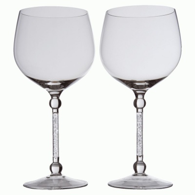 PST-CLR41 House Design. Два бокала для вина &laquo;Фантазия&raquo;, с кристаллами