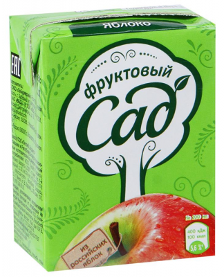 MP2004121022 Нектар ФРУКТОВЫЙ САД Яблоко, 0,2л