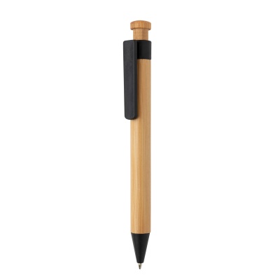XI220328755 XD Collection. Бамбуковая ручка с клипом из пшеничной соломы