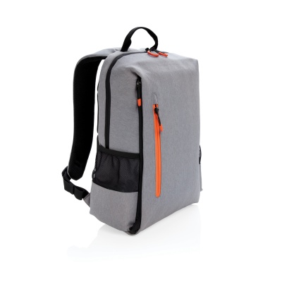 XI2203281317 XD Xclusive. Рюкзак для ноутбука Lima 15" с RFID защитой и разъемом USB, серый