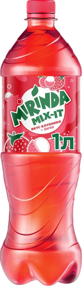 MP200412918 Газированный напиток Mirinda Mix-It со вкусом клубники-личи, 1 л