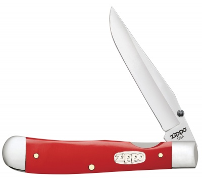 GR220119411 Zippo. Нож перочинный ZIPPO Red Synthetic TrapperLock, 105 мм, красный + ЗАЖИГАЛКА ZIPPO 207