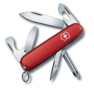 VX18N-RED7 Victorinox Tinker. Нож перочинный VICTORINOX Tinker Small, 84 мм, 12 функций, красный