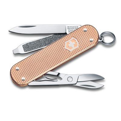 GR210919157 Victorinox. Нож-брелок VICTORINOX Classic SD Alox Colors "Fresh Peach", 58 мм, 5 функций, персиковый