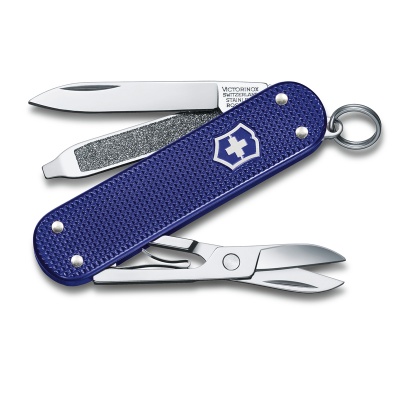 GR210919169 Victorinox. Нож-брелок VICTORINOX Classic SD Alox Colors "Night Dive", 58 мм, 5 функций, фиолетовый
