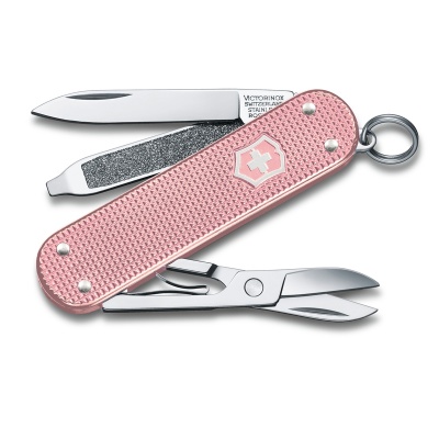 GR210919178 Victorinox. Нож-брелок VICTORINOX Classic SD Alox Colors "Cotton Candy", 58 мм, 5 функций, светло-розовый