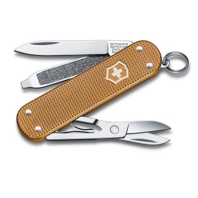 GR210919181 Victorinox. Нож-брелок VICTORINOX Classic SD Alox Colors "Wet Sand", 58 мм, 5 функций, песочный