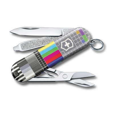 GR210919186 Victorinox. Нож-брелок VICTORINOX Classic "Retro TV", 58 мм, 7 функций