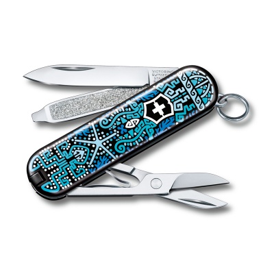 GR210919190 Victorinox. Нож-брелок VICTORINOX Classic "Ocean Life", 58 мм, 7 функций