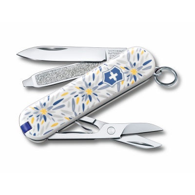 GR210919191 Victorinox. Нож-брелок VICTORINOX Classic "Alpine Edelweiss", 58 мм, 7 функций