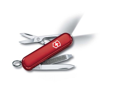VX2N-RED20 Victorinox Swiss Lite. Нож-брелок VICTORINOX Swiss Lite, 58 мм, 7 функций, красный