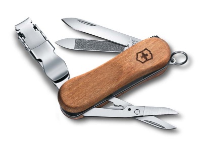 GR1711131151 Victorinox NailClip. Нож-брелок VICTORINOX NailClip Wood 580, 65 мм, 6 функций, деревянная рукоять